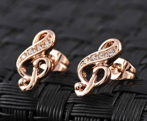 STUNNING MUSICAL NOTE EARRINGS ( AVAILABLE IN 2 STYLES )