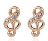 STUNNING MUSICAL NOTE EARRINGS ( AVAILABLE IN 2 STYLES )