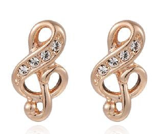 STUNNING MUSICAL NOTE EARRINGS ( AVAILABLE IN 2 STYLES )