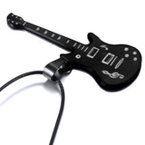 COOL MEN'S STAINLESS STEEL GUITAR SHAPED PENDANT
