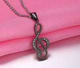 MUSICAL NOTE PENDANT ( AVAILABLE IN 3 AWESOME COLORS )