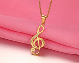 MUSICAL NOTE PENDANT ( AVAILABLE IN 3 AWESOME COLORS )