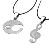[GIVEAWAY] UNIQUE STAINLESS STEEL MUSIC LOVER COUPLE NECKLACES